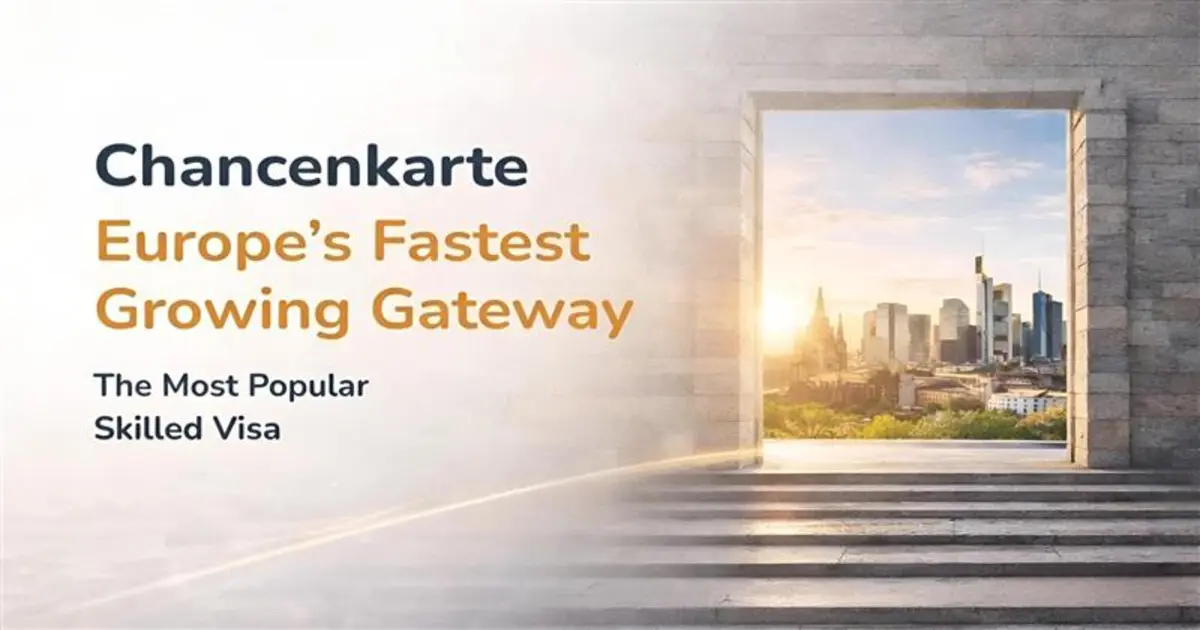 Chancenkarte Europe visa banner