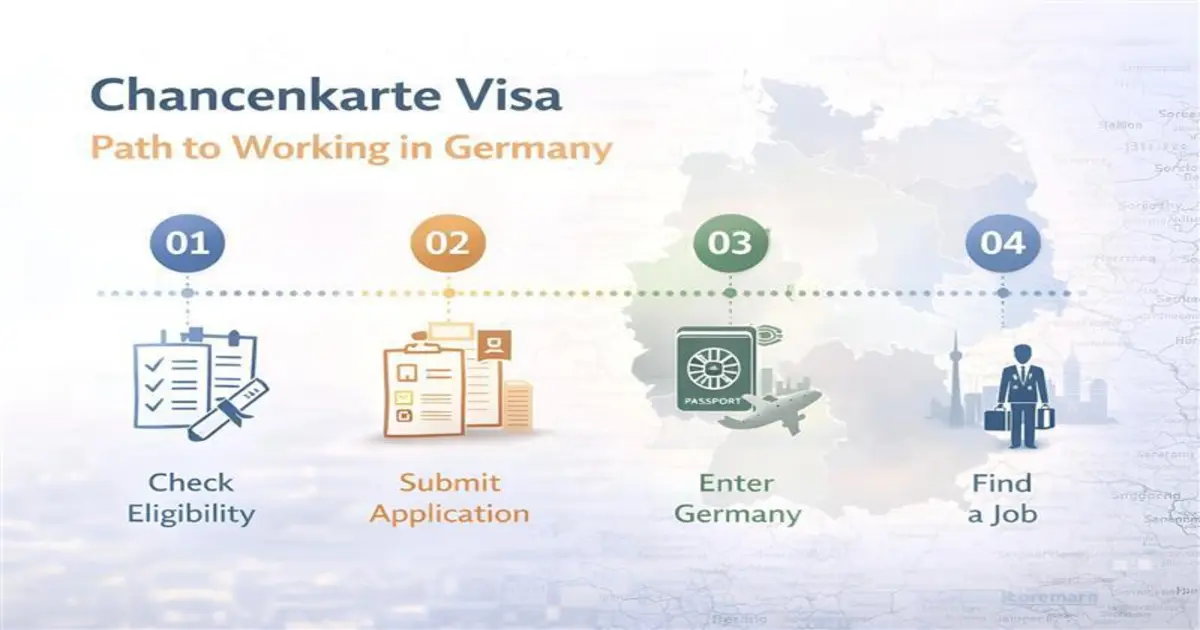 Chancenkarte visa process steps